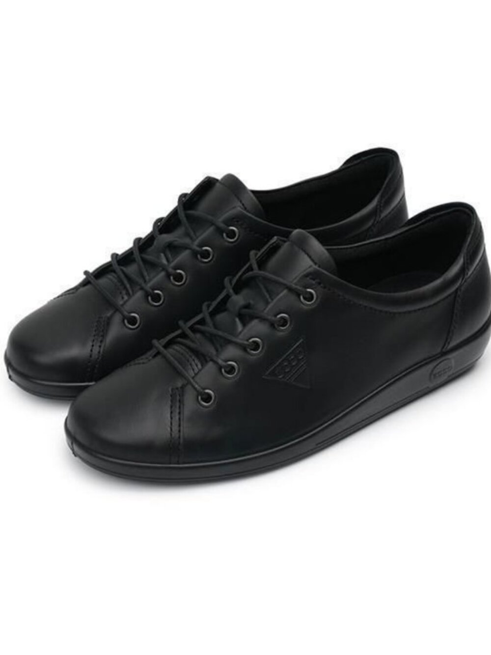 ECCO Women's 6.5 SOFT 2.0 Sneakers 37 BLACK 20650356723 Danish Design